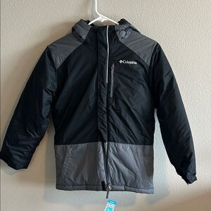 Columbia Kids Two-Tone Black and Gray Puffer Jacket